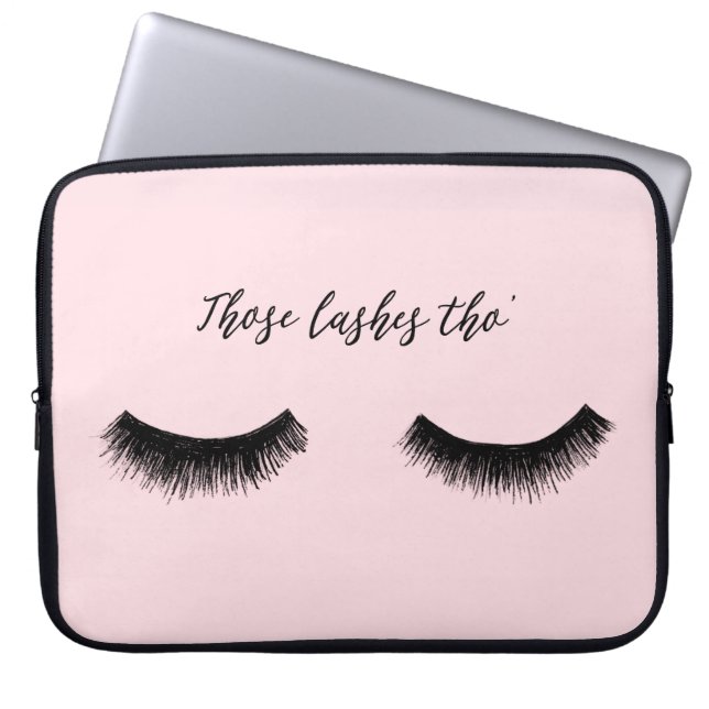 Housse Pour Ordinateur Portable Conversation Lash - Ces Lashes Tho' (Devant)