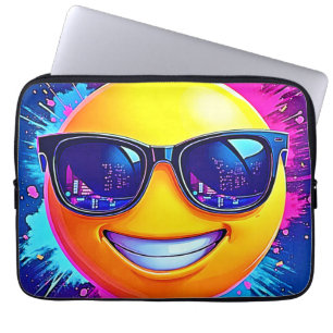 Housse Pour Ordinateur Portable Cool 😎 Emoji Fun