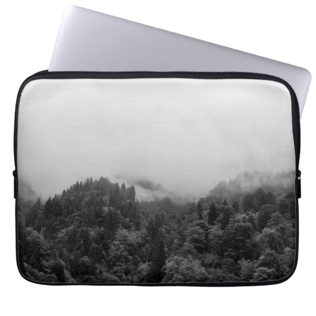 Housse Pour Ordinateur Portable Cool, nature brumeuse magique (Devant)