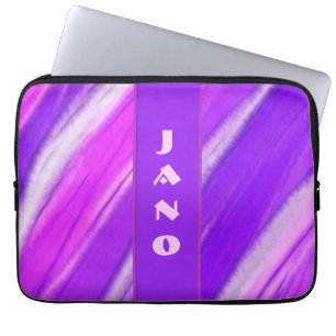 Housse Pour Ordinateur Portable Cool Purple Moderne Conception abstraite