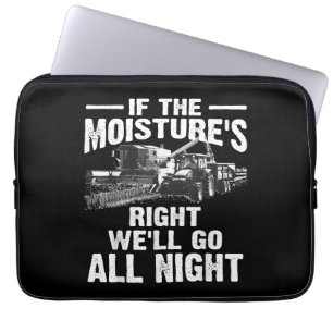 Housse Pour Ordinateur Portable Cool si l'humidité juste fermier cadeau Funny Far