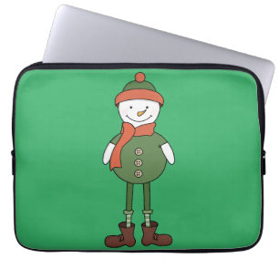 Housse Pour Ordinateur Portable Cool Snowman