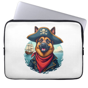 Housse Pour Ordinateur Portable Copie de Pirate de Chien Berger Allemand