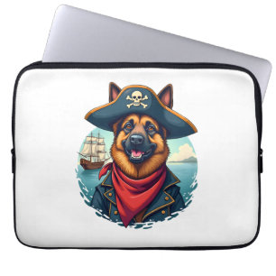 Housse Pour Ordinateur Portable Copie de Pirate de Chien Berger Allemand