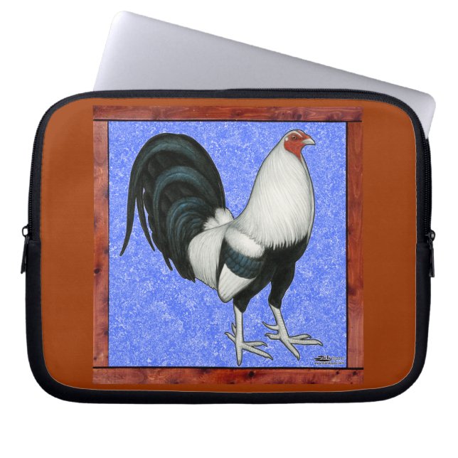 Housse Pour Ordinateur Portable Coq domestique encadré (Devant)