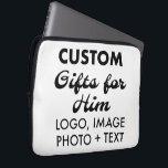 Housse Pour Ordinateur Portable Coque de capot de poche en néoprène 13 pouces pers<br><div class="desc">Couvercle à manches d'ordinateur portable 13 pouces personnalisé en néoprène, léger et résistant à l'eau avec zip de chargement haut (disponible pour les ordinateurs portables 10, 13 et 15 pouces). Faites votre propre anniversaire personnalisé, Noël, Fête des pères, fête de la Saint-Valentin, cadeaux de bureau pour lui (homme, hommes, mari,...</div>