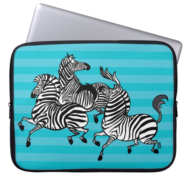 Housse Pour Ordinateur Portable Coque de portable Zebra (Devant)