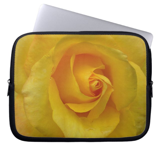 Housse Pour Ordinateur Portable Coque de tablette rose jaune pastille rose jaune (Devant)