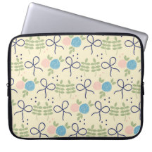 Coque d'ordinateur portable Flowers and Bows