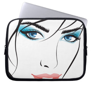 Housse Pour Ordinateur Portable Coque d'ordinateur portable Girl Face
