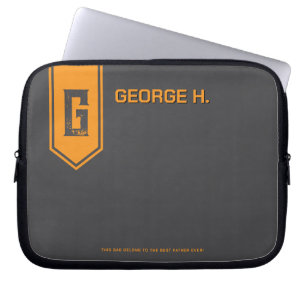 Housse Pour Ordinateur Portable Coque d'ordinateur portable gris jaune pour homme