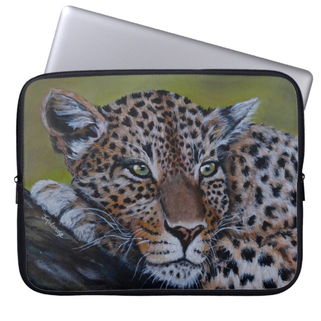 Housse Pour Ordinateur Portable Coque d'ordinateur portable Leopard (Devant)