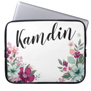 Housse Pour Ordinateur Portable Coque d'ordinateur portable personnalisé Fleur tro