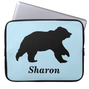 Housse Pour Ordinateur Portable Coque d'ordinateur portable Silhouette Ours person