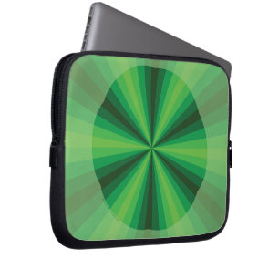 Housse Pour Ordinateur Portable Coque d'ordinateur portable vert Illusion optique