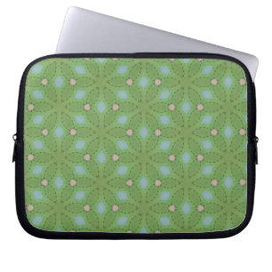 Housse Pour Ordinateur Portable Coque portable Motif vert et bleu