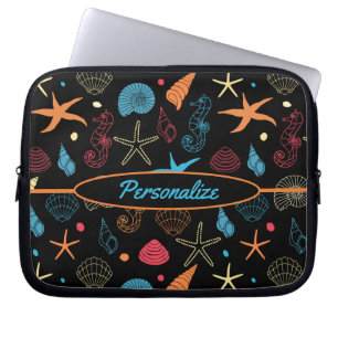 Housse Pour Ordinateur Portable Coquillages Starfish Seahorse Ocean Beach
