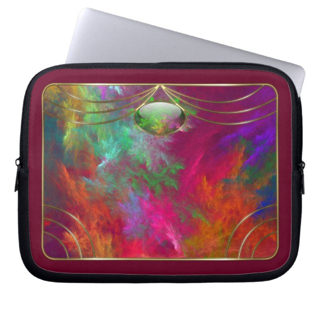 Housse pour ordinateur portable Coral Depths (Devant)