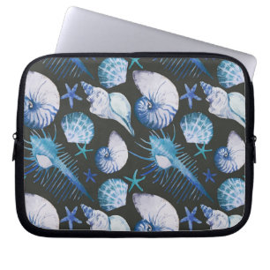 Housse Pour Ordinateur Portable Coraux avec le motif de coquilles