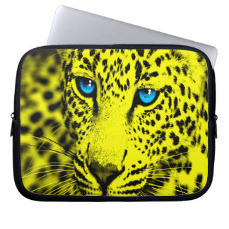 Housse Pour Ordinateur Portable Corey Tiger 80s Léopard (Jaune)
