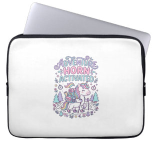 Housse Pour Ordinateur Portable Corne d'Aventure de Licorne Activée Graphique Past