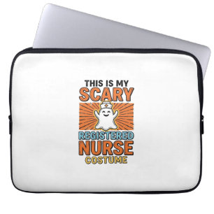 Housse Pour Ordinateur Portable Costume d'infirmière diplômée effrayant Halloween