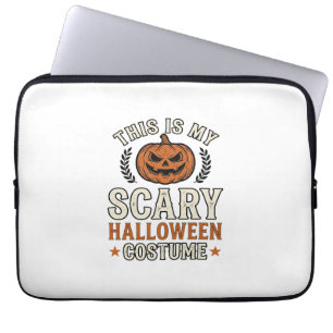 Housse Pour Ordinateur Portable Costume Halloween effrayant Chemise vintage citrou
