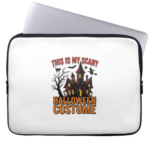 Housse Pour Ordinateur Portable Costume Halloween effrayant Maison hantée Vintage 
