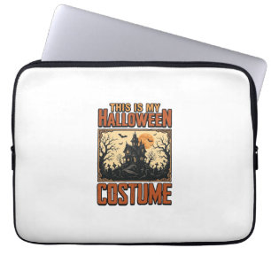 Housse Pour Ordinateur Portable Costume Halloween Maison Hantée Vintage T-Shirt De