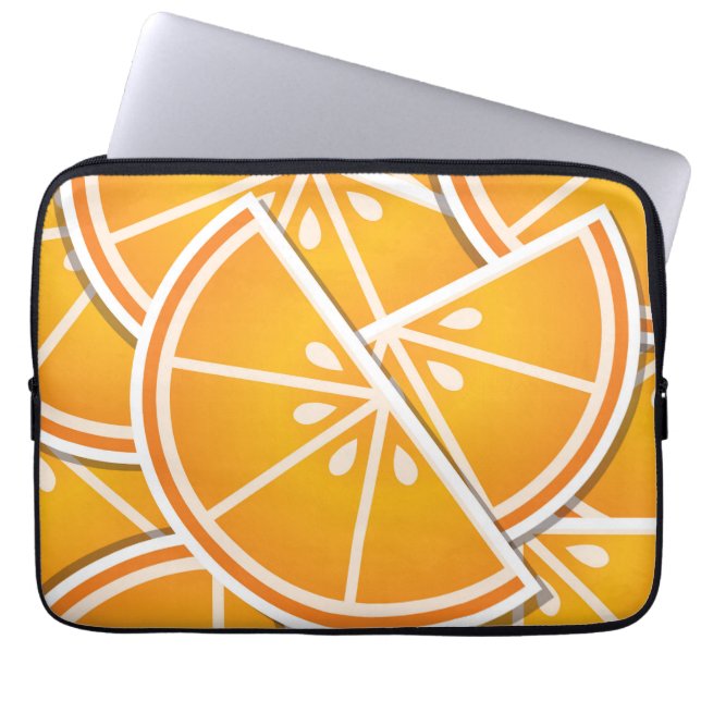 Housse Pour Ordinateur Portable Cotés orange funky (Devant)