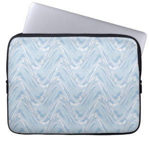 Housse Pour Ordinateur Portable Coton Bonbons Bleu Abstrait