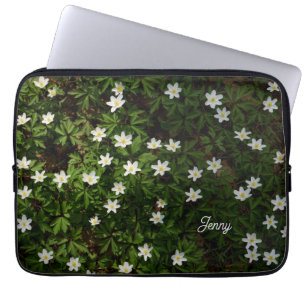 Housse Pour Ordinateur Portable Cottagecore personnalisé et fleurs sauvages