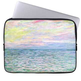 Housse Pour Ordinateur Portable Coucher de soleil à Pourville par Monet