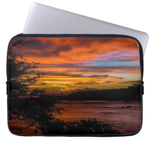 Housse Pour Ordinateur Portable Coucher de soleil à Praia, Cap Vert