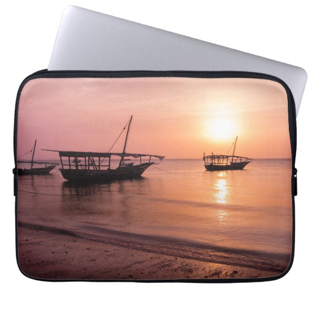 Housse Pour Ordinateur Portable Coucher de soleil à Zanzibar (Devant)