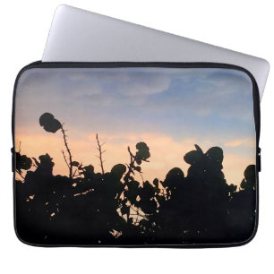 Housse Pour Ordinateur Portable Coucher de soleil en dentelle noire