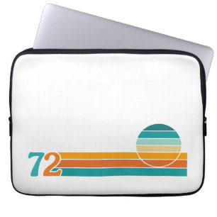 Housse Pour Ordinateur Portable Coucher de soleil rétro 72