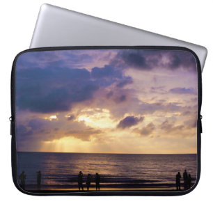 Housse Pour Ordinateur Portable Coucher de soleil sur la côte de Malaisie