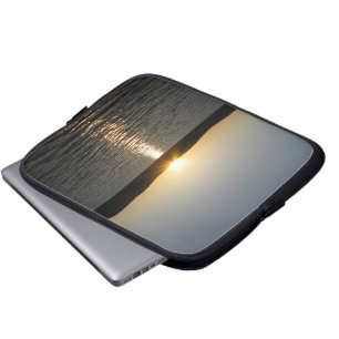 Housse Pour Ordinateur Portable Coucher de soleil sur le lac Onota :Verticale