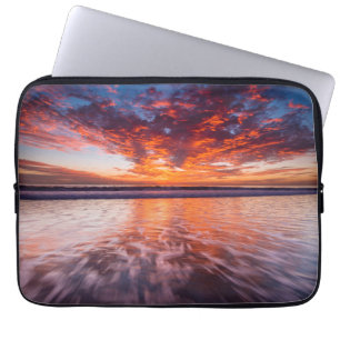 Housse Pour Ordinateur Portable Coucher de soleil sur les îles anglo-normandes