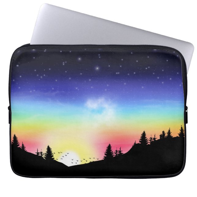 Housse Pour Ordinateur Portable Coucher du soleil (Devant)