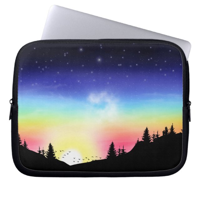 Housse Pour Ordinateur Portable Coucher du soleil (Devant)