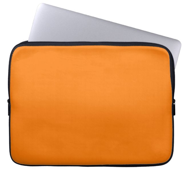 Housse Pour Ordinateur Portable Couleur Orange (Devant)