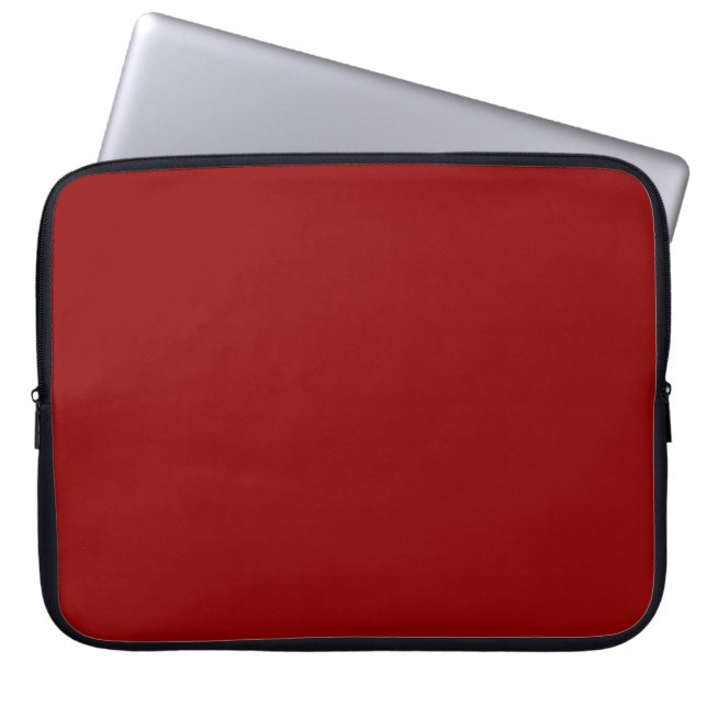 Housse Pour Ordinateur Portable Couleur rouge foncé (Devant)