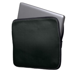 Housse Pour Ordinateur Portable Couleur Uni Profond Vert Foncé