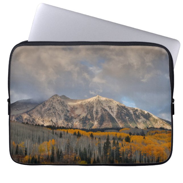 Housse Pour Ordinateur Portable Couleurs automnales d'Aspens, col Keebler (Devant)
