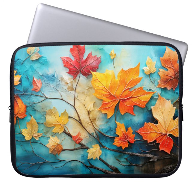 Housse Pour Ordinateur Portable Couleurs D'Automne (Devant)