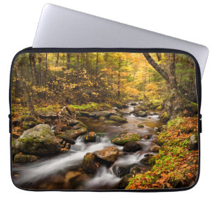 Housse Pour Ordinateur Portable Couleurs d'automne Jefferson Brook Montagnes Bla