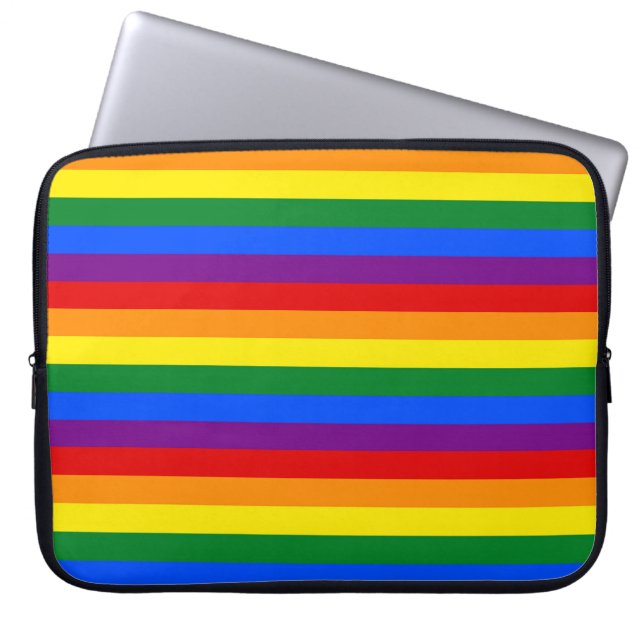 HOUSSE POUR ORDINATEUR PORTABLE COULEURS DE DRAPEAU (Devant)