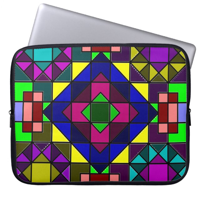 Housse Pour Ordinateur Portable Couleurs folles (Devant)